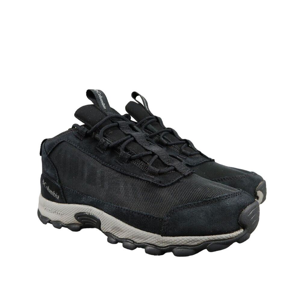 Columbia Shoes Kids 5 Hiking Trekking Boot Sneaker Hi Top Athletic Outdoor Black